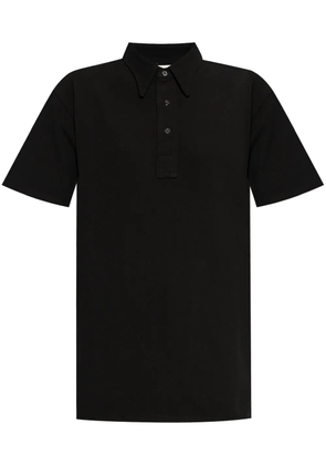 Maison Margiela cotton polo shirt - Black