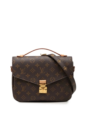 Louis Vuitton Pre-Owned 2021-2026 Monogram Pochette Metis satchel - Brown
