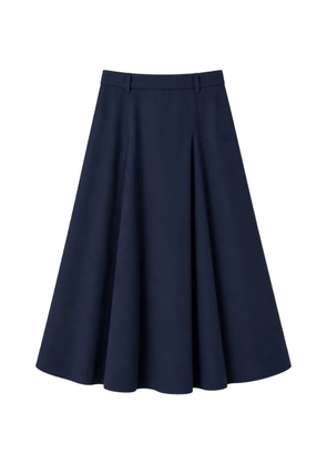 Liviana Conti Nelly belted pleated midi skirt - Blue