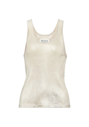 Maison Margiela ribbed tank top - Neutrals
