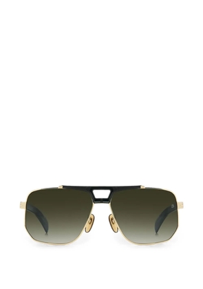 DAVID BECKHAM EYEWEAR pilot-frame sunglasses - Gold