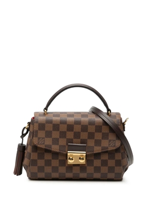 Louis Vuitton Pre-Owned 2016 Damier Ebene Croisette satchel - Brown