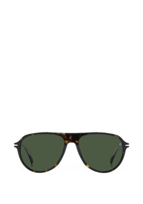 DAVID BECKHAM EYEWEAR tortoiseshell-effect pilot sunglasses - Brown