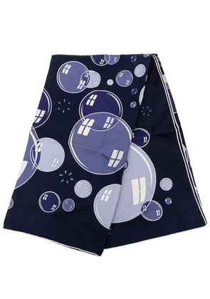 Hermès Pre-Owned 2000-2026 Bal de Bulles Silk Scarf 90 scarves - Blue