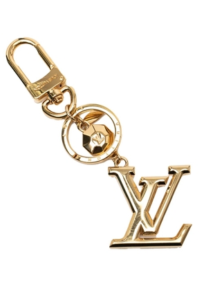 Louis Vuitton Pre-Owned 2020 Gold Plated LV Facettes Bag Charm and Holder key chain