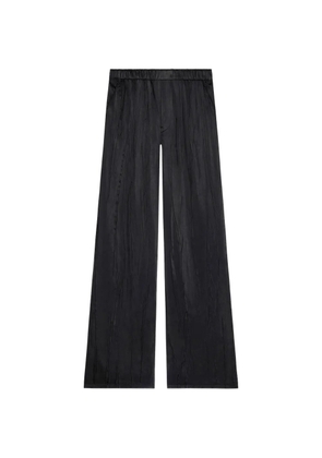 Courrèges crinkled trousers - Black