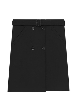 Courrèges double-breasted belted mini skirt - Black