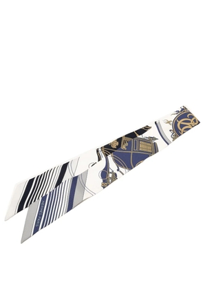 Hermès Pre-Owned 2000-2026 Ex Libris Forever Silk Twilly Scarf scarves - Multicolour