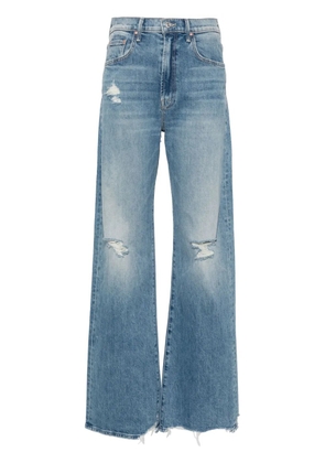 MOTHER The Lasso Sneak Chew mid-rise wide-leg jeans - Blue
