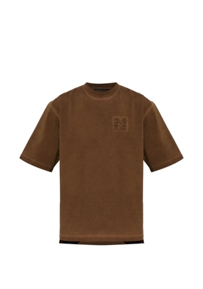 DSQUARED2 logo-patch T-shirt - Brown