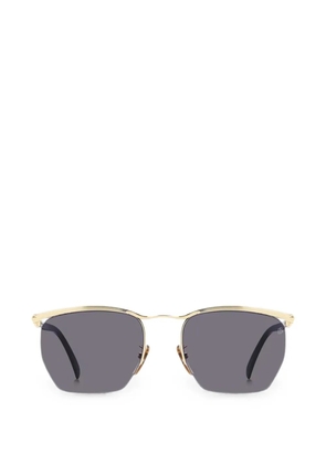 DAVID BECKHAM EYEWEAR geometric-frame sunglasses - Gold