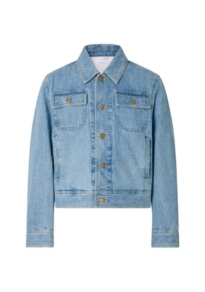 Thom Browne selvedge backstrap denim jacket - Blue