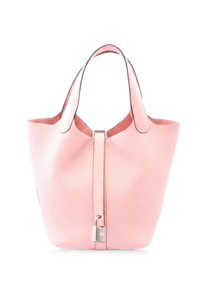 Hermès Pre-Owned 2025 PM Picotin Lock Clemence-leather tote bag - Pink