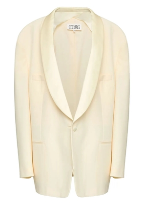 MM6 Maison Margiela single-breasted blazer - Neutrals