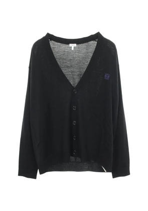 Loewe Pre-Owned 2020s Anagram-embroidered cardigan - Black