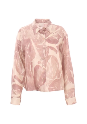 Alysi brushed-print shirt - Neutrals
