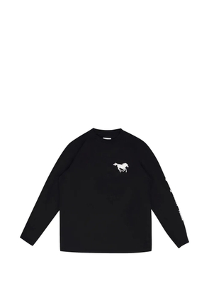 RHUDE graphic-print long-sleeve T-shirt - Black