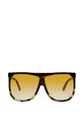 LOEWE Anagram geometric-frame sunglasses - Brown