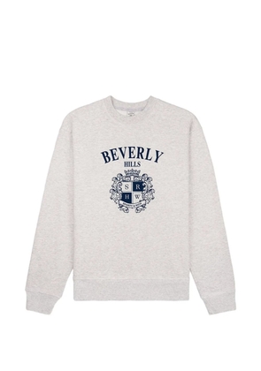Sporty & Rich BH Crest crw-neck sweatshirt - Grey