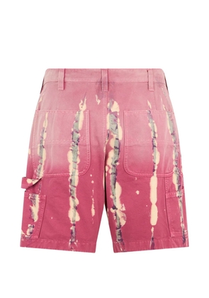 Moschino distressed cargo shorts - Pink
