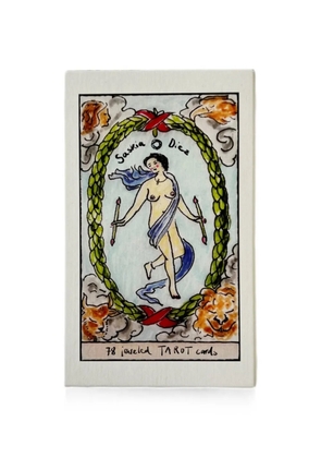 Saskia Diez SD jeweled illustrated tarot cards - White