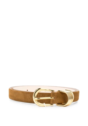 Déhanche Hollyhock suede belt - Brown