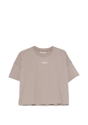DKNY logo-print drop-shoulder T-shirt - Green