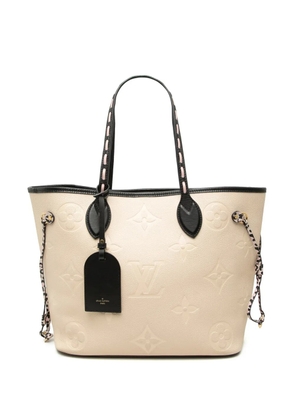 Louis Vuitton Pre-Owned 2021-2026 Monogram Empreinte Wild At Heart Neverfull MM tote bag - White