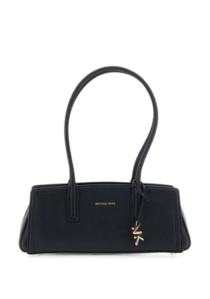 Michael Michael Kors logo-pendant leather tote bag - Black