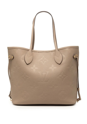 Louis Vuitton Pre-Owned 2021-2026 Monogram Giant Empreinte Neverfull MM tote bag - Neutrals