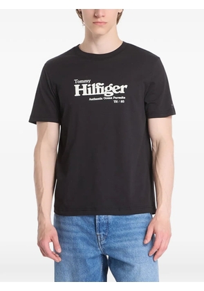 Tommy Hilfiger logo-print T-shirt - Black