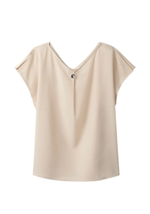 Calvin Klein short-sleeve blouse - Neutrals