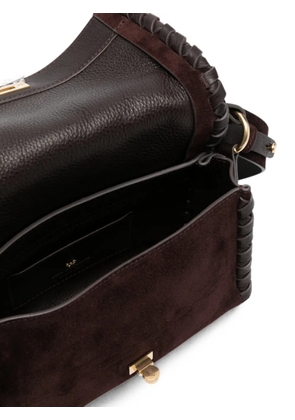 Anya Hindmarch Mortimer whipstitch-trim cross-body bag - Brown