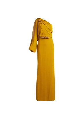 Silvia Tcherassi Minerva one-shoulder maxi dress - Yellow