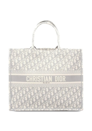 Christian Dior Pre-Owned 2018 Large Oblique Book tote bag - Grey