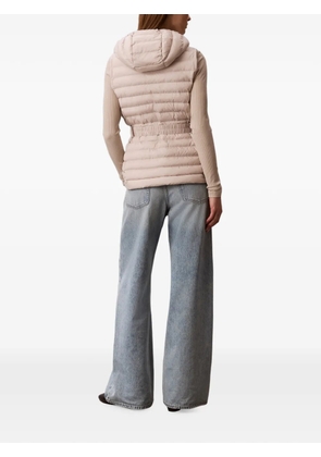 Calvin Klein quilted hooded gilet - Neutrals