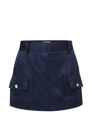 Veronica Beard Felina button-flap pocket skorts - Blue