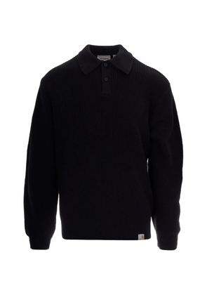 Carhartt WIP Miles long-sleeved polo shirt - Black