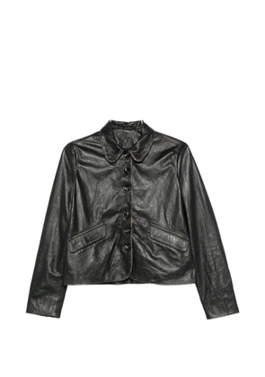 Giorgio Brato leather jacket - Black