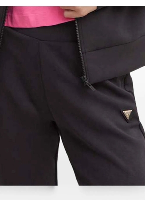 GUESS USA logo-plaque track pants - Black