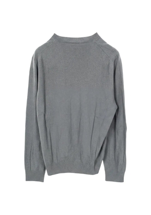 Hermès Pre-Owned 10s H Brush crew neck wool top - Grey