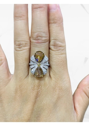 HYT Jewelry diamond cocktail ring - Silver