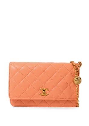 CHANEL Pre-Owned Wallet-on-Chain CC turn-lock quilted mini bag - Pink