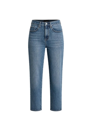 DKNY high-rise straight-leg jeans - Blue