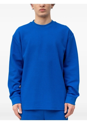HUGO ribbed long-sleeve T-shirt - Blue