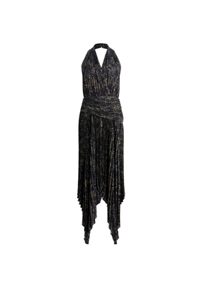 Proenza Schouler Paulina dress in pleated georgette - Black