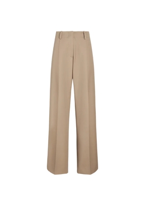 Proenza Schouler Halima pants in wool gabardine - Neutrals