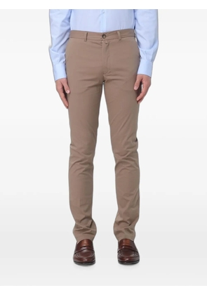BROOKSFIELD slim-fit chino trousers - Brown