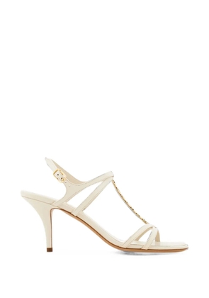 Ferragamo Vara chain T-strap sandals - Neutrals