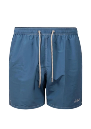 MC2 Saint Barth Patmos logo-embroidered drawstring swim shorts - Blue